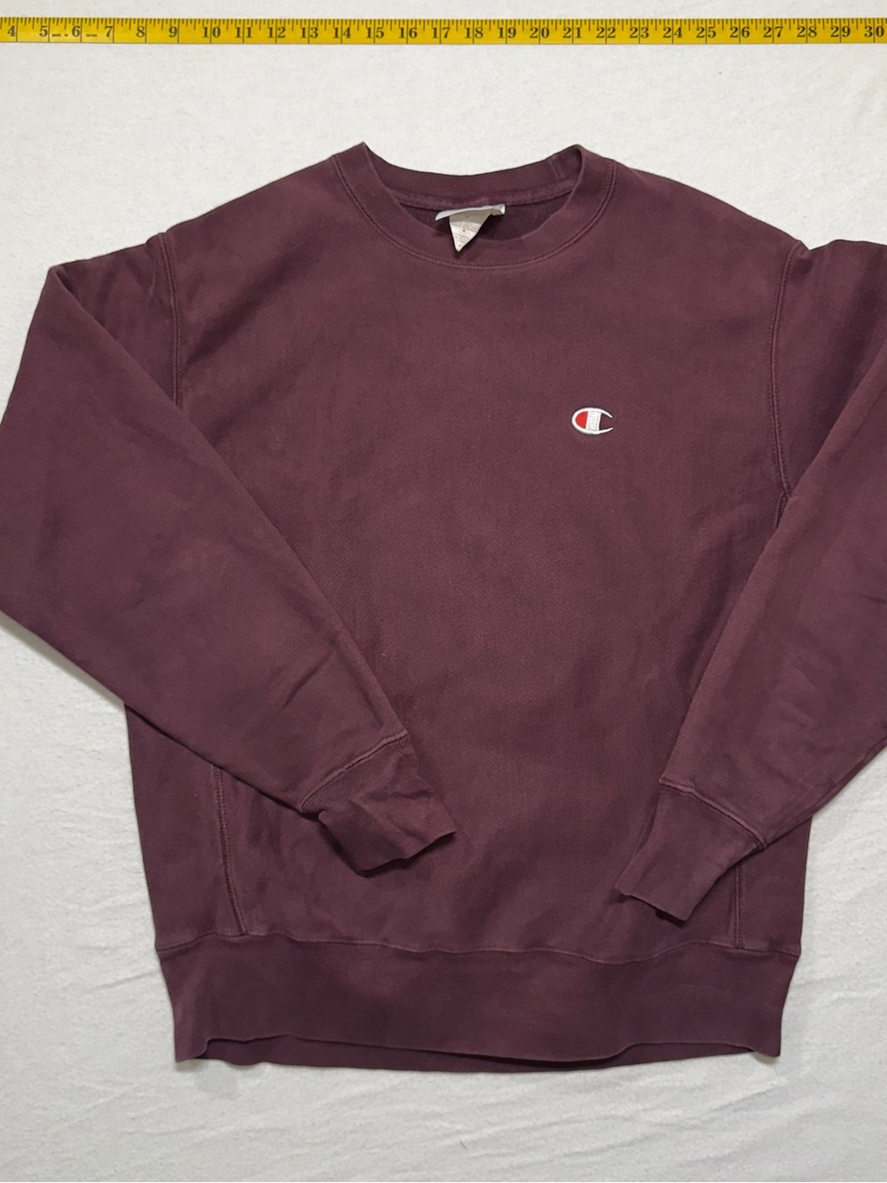 Champion Men’s Crewneck Sweatshirt - Maroon reverse weave